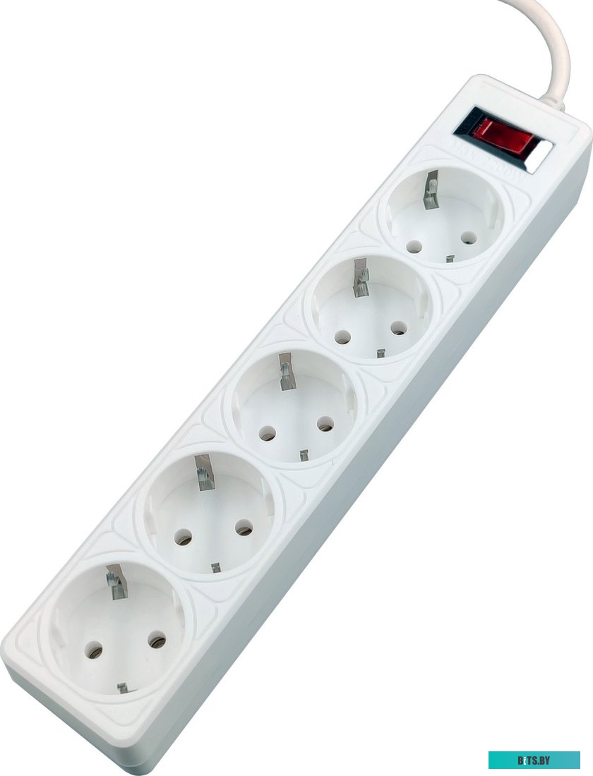 SP4W-530 Сетевой фильтр 5bites <SP4W-530> White <3м> ( 4  розетки )