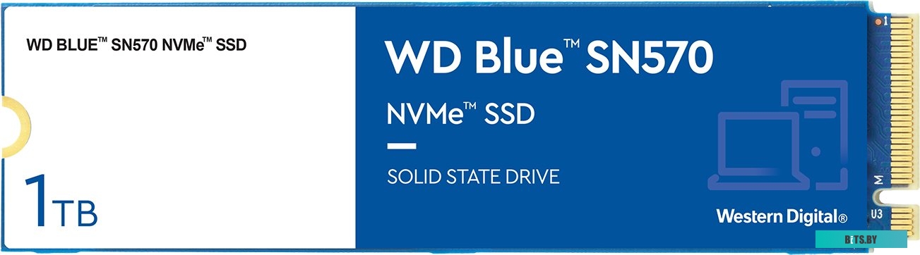 SSD Накопитель WD Blue SN570 1TB WDS100T3B0C