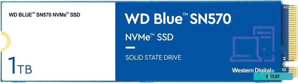 SSD Накопитель WD Blue SN570 1TB WDS100T3B0C