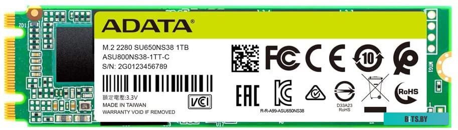SSD Накопитель ADATA Ultimate SU650 1TB ASU650NS38-1TT-C