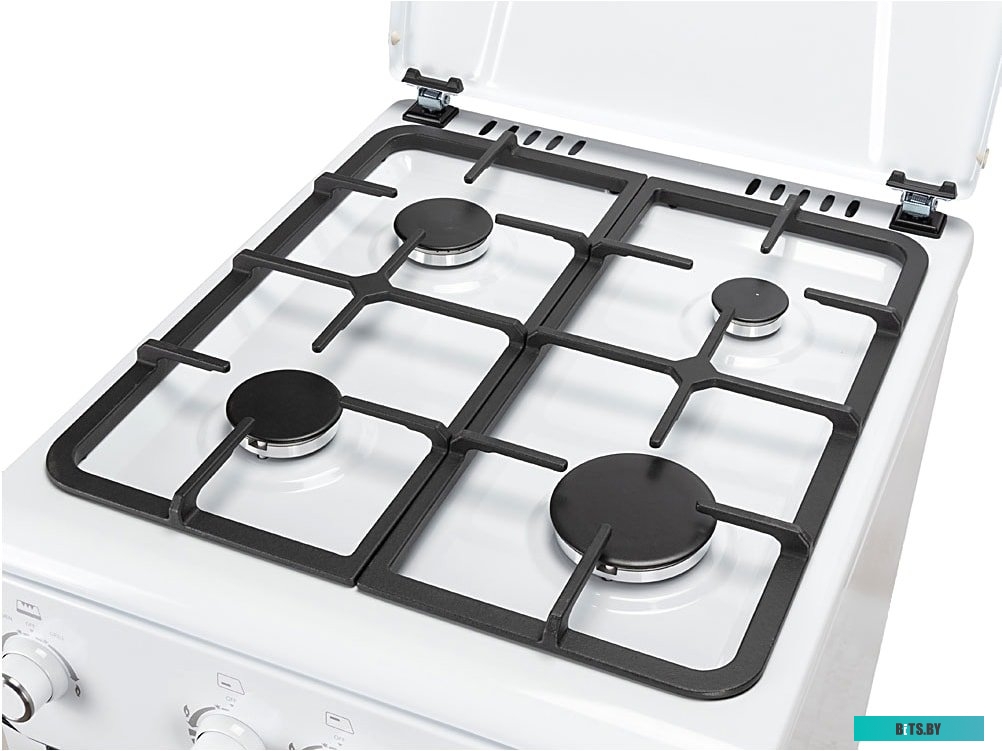 RGG225 Плита Газовая Hyundai RGG225 белый (металлическая крышка) реш.чугун