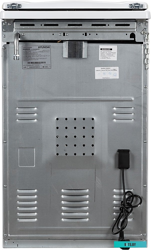 RGG225 Плита Газовая Hyundai RGG225 белый (металлическая крышка) реш.чугун