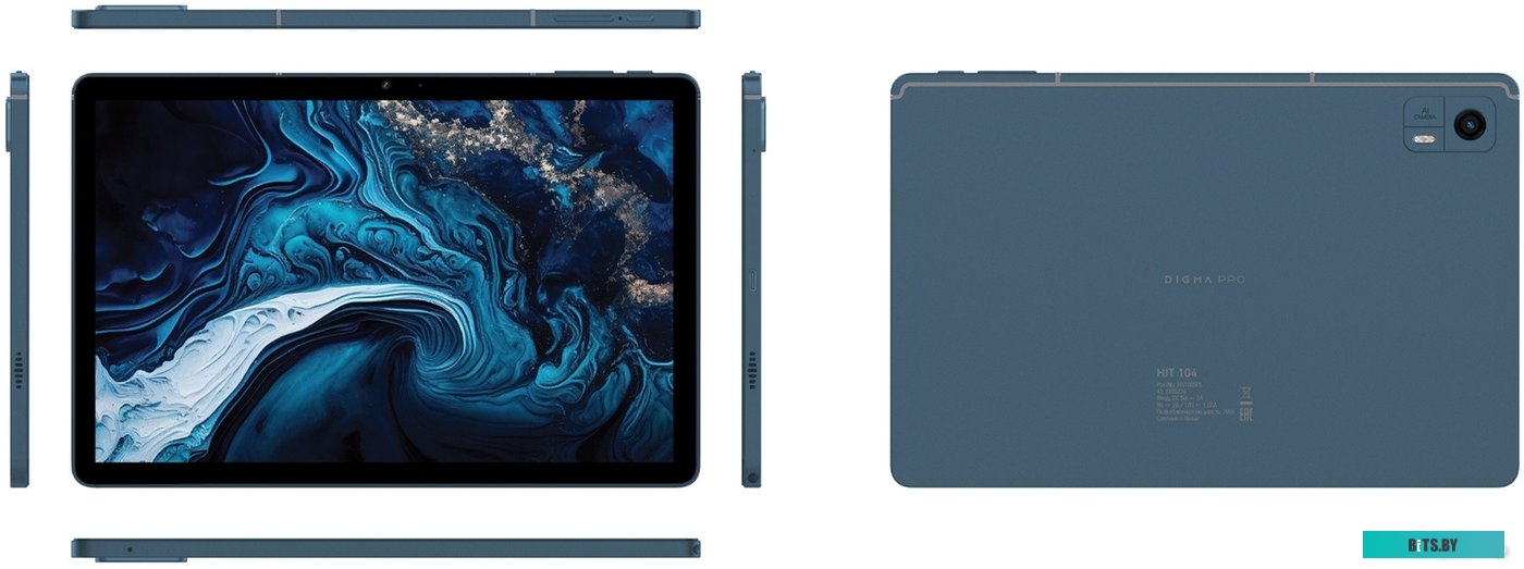 Планшет Digma Pro HIT 104 T606 8/128Gb синий