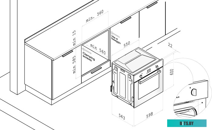 OKB 481 CRB Встраиваемый духовой шкаф