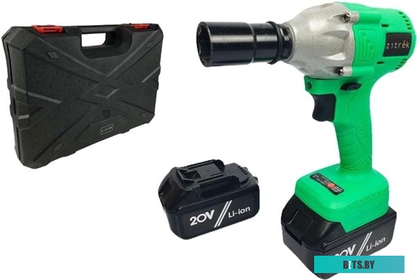 Гайковерт Zitrek Crusher 20-Li Set (с 2-мя АКБ, кейс) <063-4077>