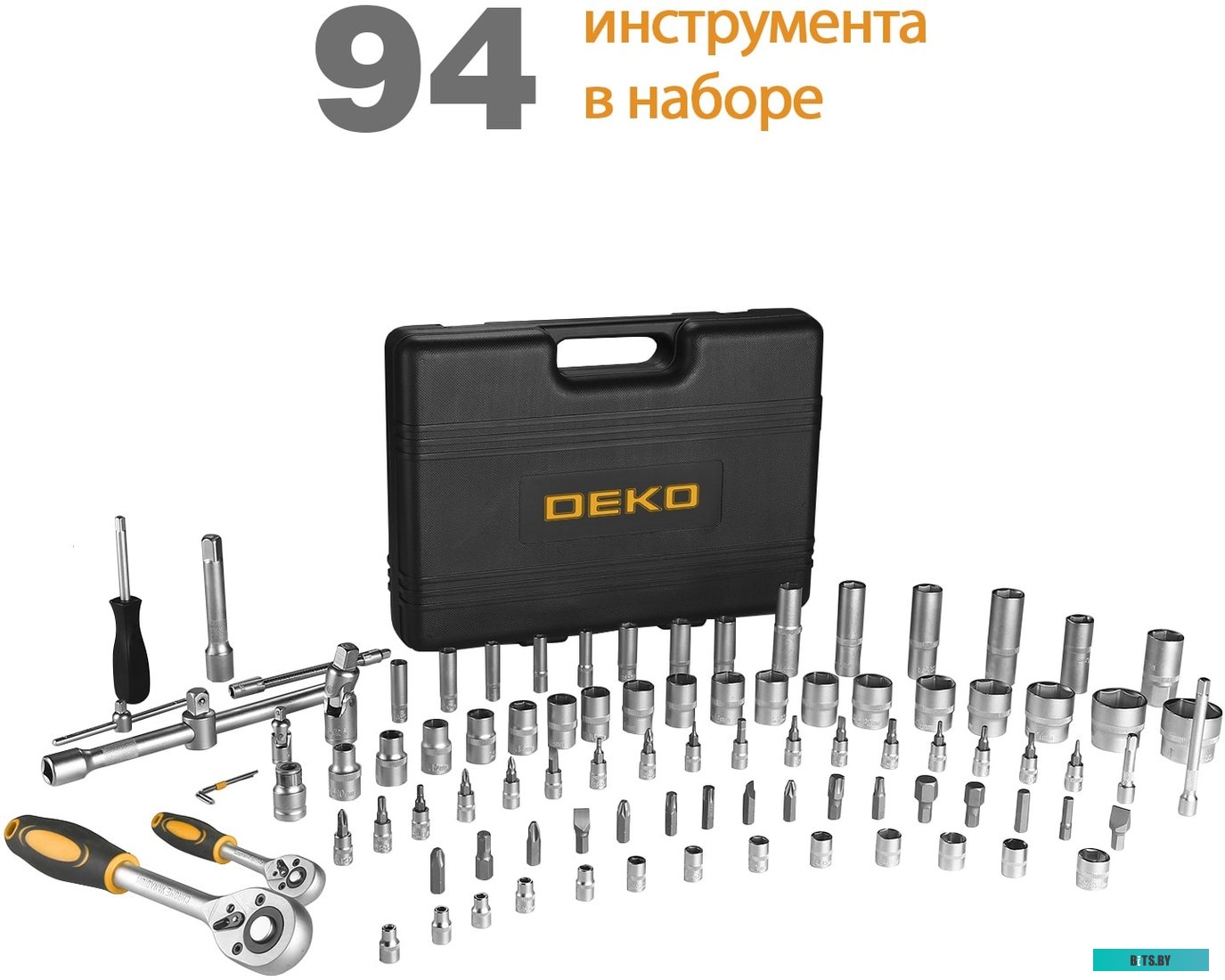 Универсальный набор инструментов Deko DKMT94 (94 предмета) <065-0219>