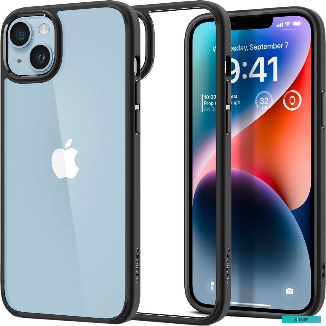 Чехол Spigen Ultra Hybrid для iPhone 14 Plus ACS04895 (матте черный)