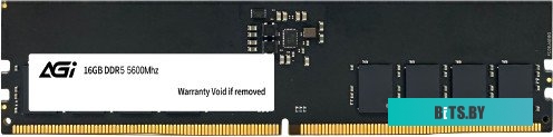 AGI560016UD238 Память DDR5 16GB 5600MHz AGi AGI560016UD238 RTL PC5-38400 CL40 DIMM 288-pin 1.1В single rank Ret