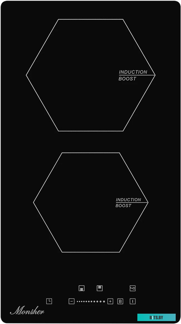 MHI 3001 Встраиваемая варочная панель/ Индукция, домино, 30 см, 9 уровней мощности, черный цвет