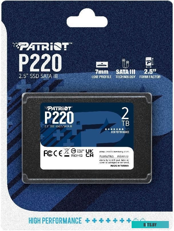 SSD накопитель Patriot P220 2TB P220S2TB25