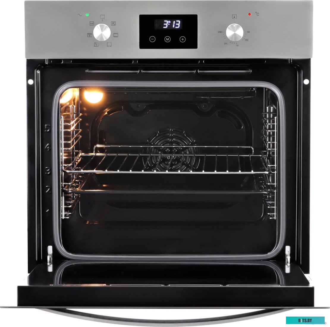 HEO 6640 IX Духовой шкаф Электрический Hyundai HEO 6640 IX серебристый/черный