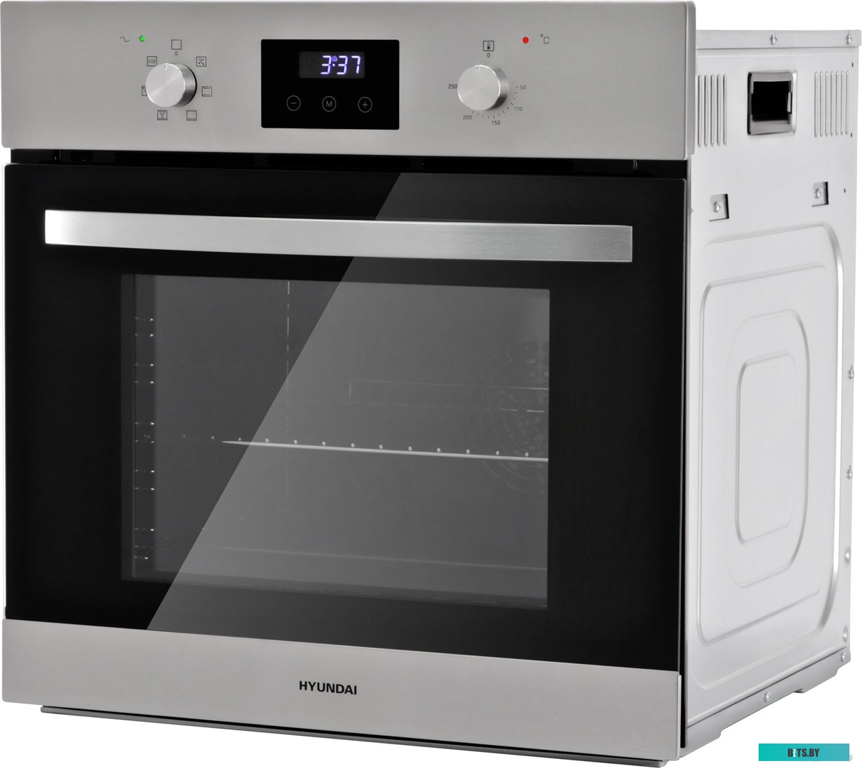 HEO 6640 IX Духовой шкаф Электрический Hyundai HEO 6640 IX серебристый/черный