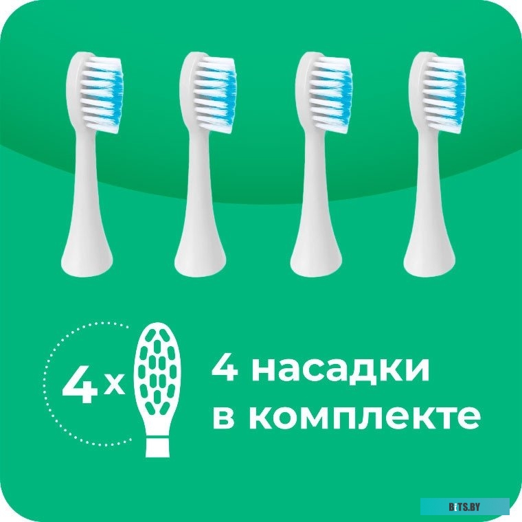 G-HLB03GRN Насадка для зубной щетки 2 PCS GREEN G-HLB03GRN GEOZON