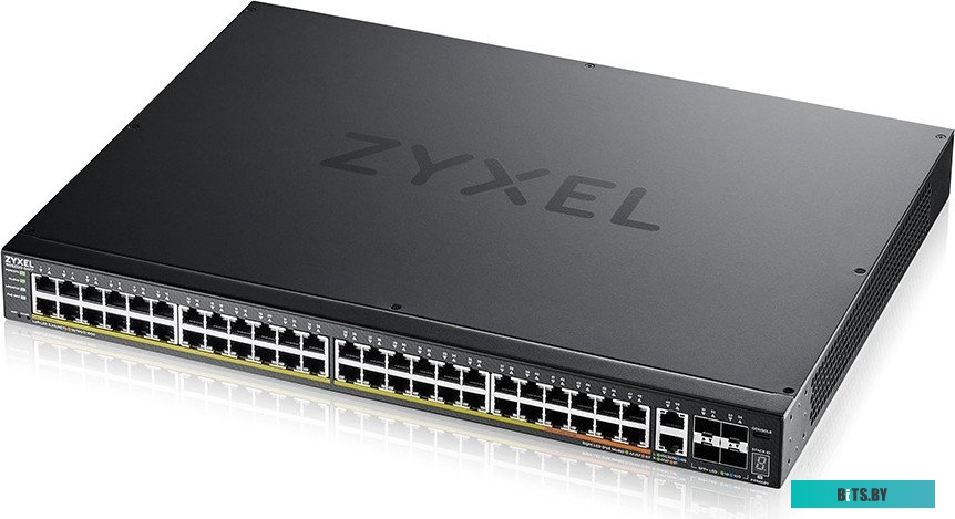Коммутатор Zyxel XGS2220-54FP L3 Access switch, 48xRJ-45: 1G PoE+, 2xRJ-45: 1/2.5/5/10G PoE++, 4xSFP EU0101F