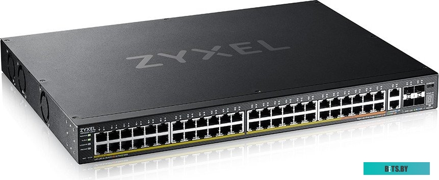 Коммутатор Zyxel XGS2220-54FP L3 Access switch, 48xRJ-45: 1G PoE+, 2xRJ-45: 1/2.5/5/10G PoE++, 4xSFP EU0101F