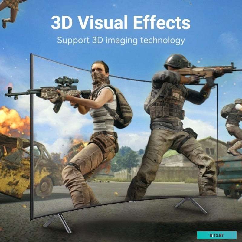 Кабель Vention DisplayPort v1.4 20M/20M - 2м HCABH
