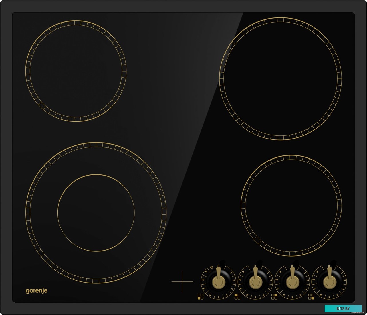 EC642CLB Электрическая варочная панель Gorenje EC642CLB,  электрическая,  независимая,  черный