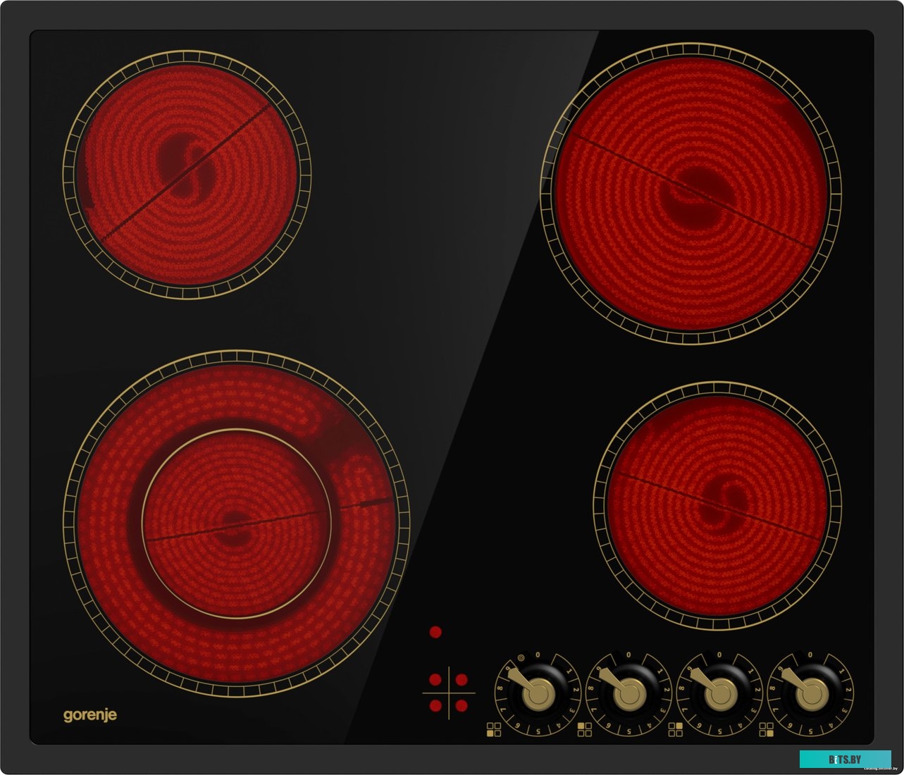 EC642CLB Электрическая варочная панель Gorenje EC642CLB,  электрическая,  независимая,  черный