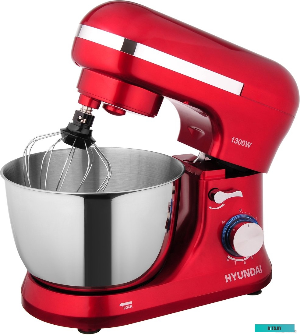 HYM-S6451 Миксер планетарный HYUNDAI HYM-S6451, красный