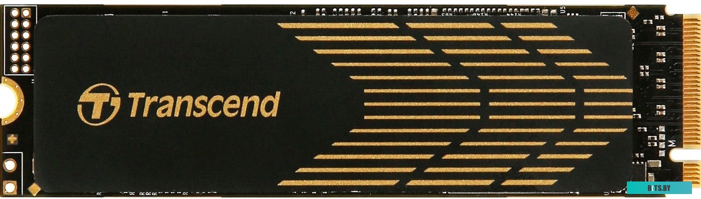 Твердотельный накопитель Transcend SSD MTE245S, 1000GB, M.2(22x80mm), NVMe 1.4, PCIe 4.0 x4, 3D NAND, R/W 5300/4600MB/s, IOPs 630 000/500