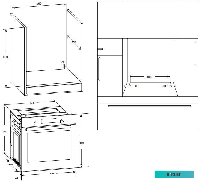 OKB 691 CSXN Встраиваемый духовой шкаф