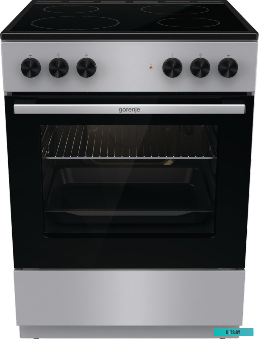 GEC6A11SG Электрическая плита Gorenje GEC6A11SG,  стеклокерамика,  без крышки,  серый