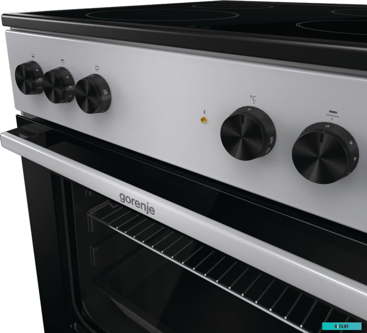 GEC6A11SG Электрическая плита Gorenje GEC6A11SG,  стеклокерамика,  без крышки,  серый