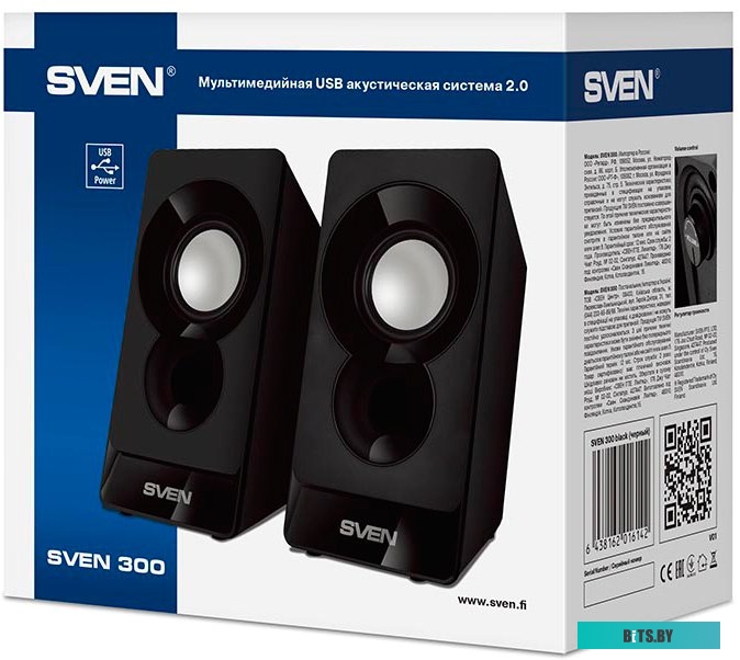 Компьютерные колонки SVEN 300 <SV-016142>