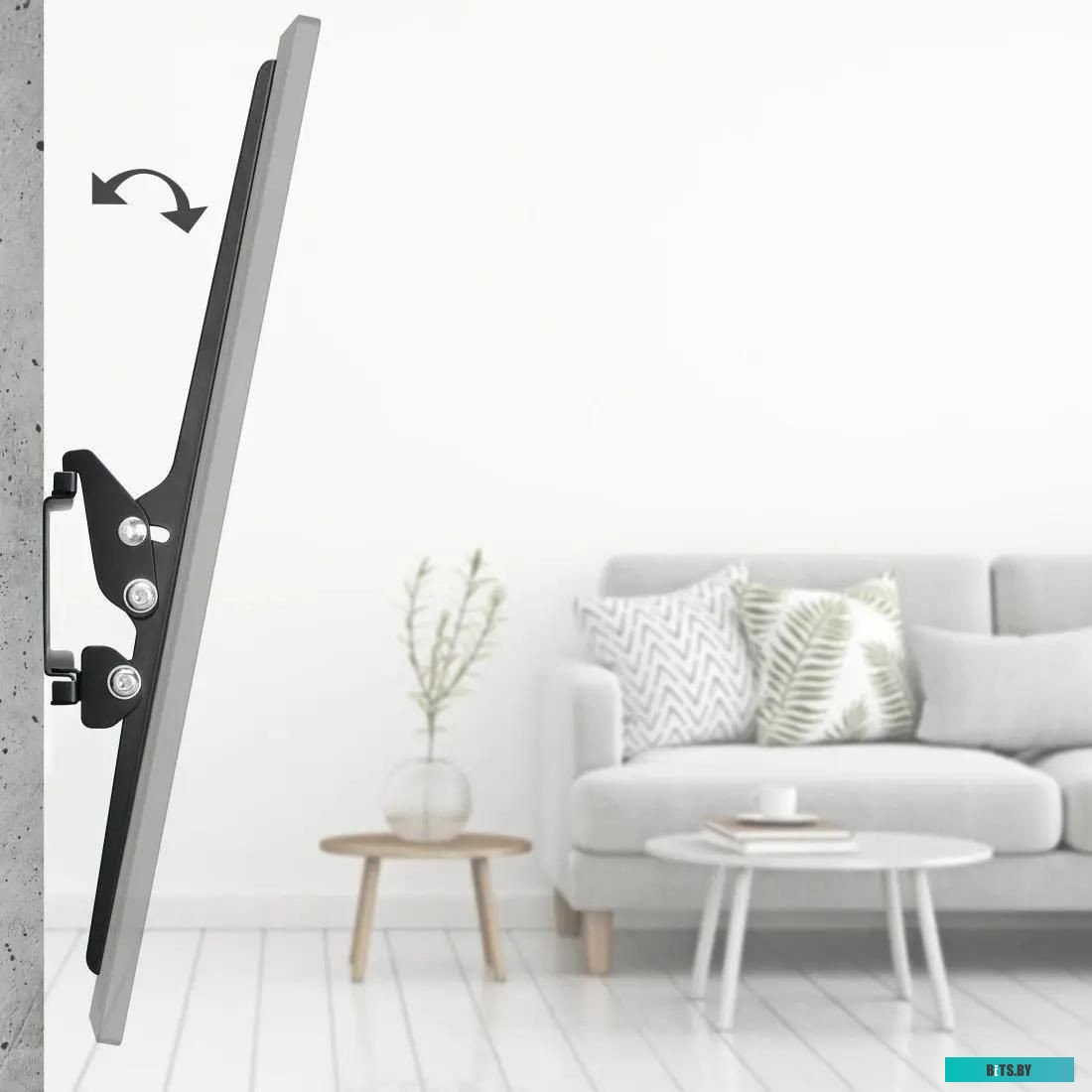 Кронштейн для телевизора Hama 00220814 черный 32"-75" макс.40кг настенный наклон