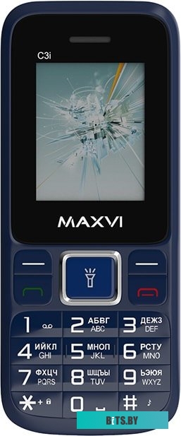 Мобильный телефон Maxvi C3i (маренго)