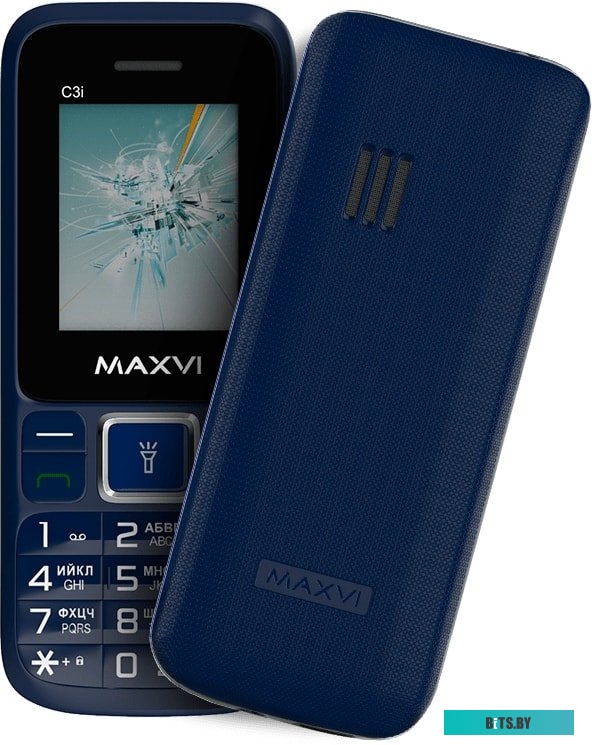Мобильный телефон Maxvi C3i (маренго)