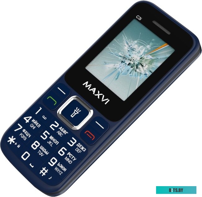 Мобильный телефон Maxvi C3i (маренго)