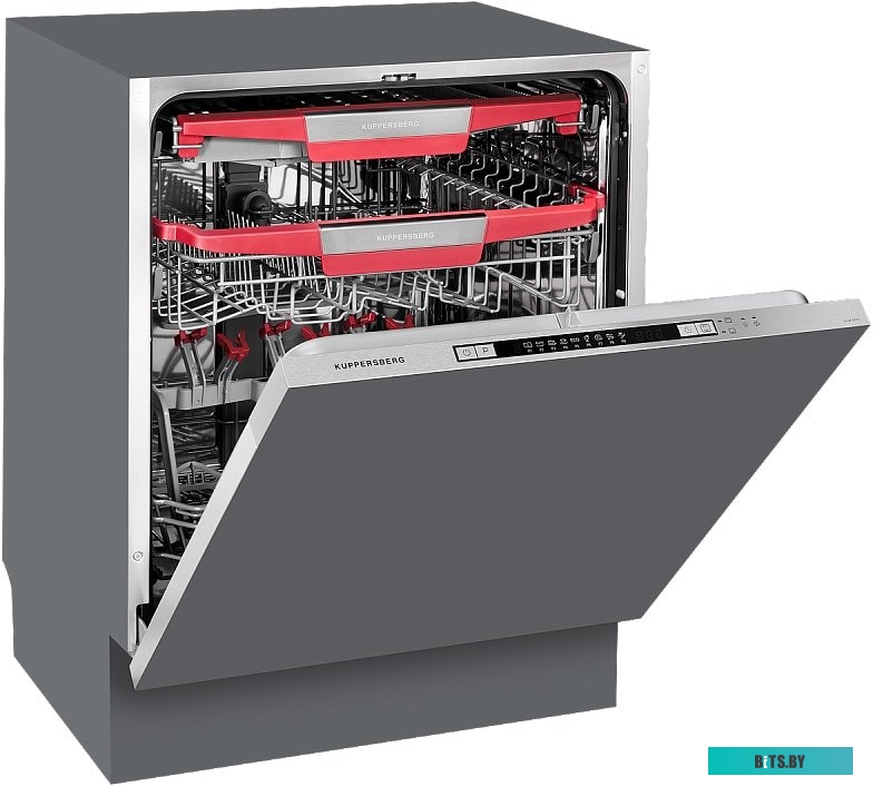 GLM 6075 Встраиваемая посудомоечная машина Kuppersberg/ Полноразмерная, Полностью встраиваемая, количество корзин: 3, регулируемая по высоте верхняя к