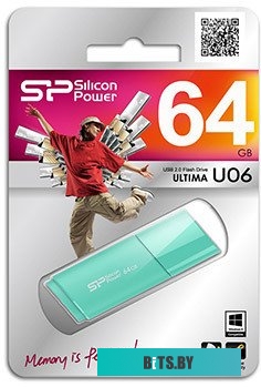 USB накопитель (Флешка) Silicon Power Ultima U06 64GB Blue (SP064GBUF2U06V1B)