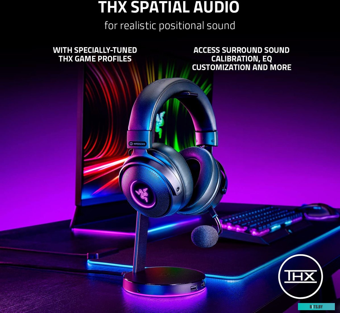 Наушники (Гарнитура) Razer Kraken V3 Pro <RZ04-03460100-R3M1>