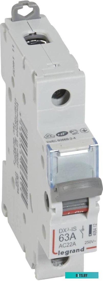 Выключатель-разъединитель Legrand DX3 1П 63А 406412
