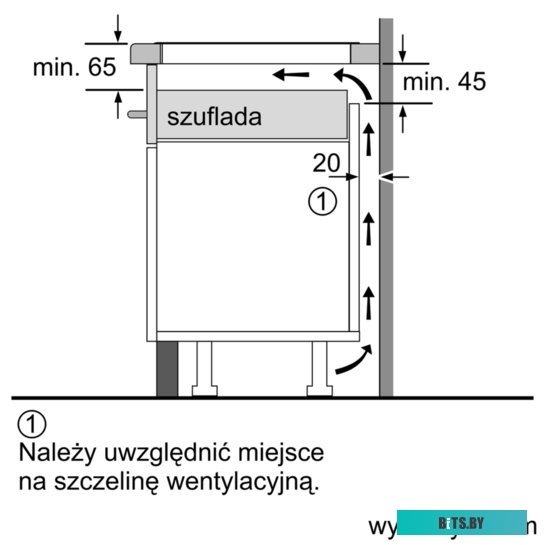 PIF651FC1E Индукционная,  60 см, индукция, скошенные края, сенсорное управление, черный
