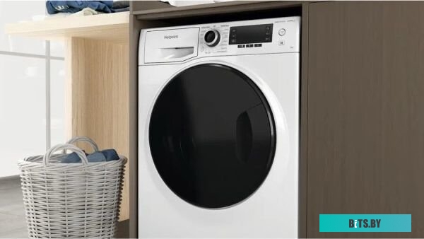 869991644400 Стиральная машина HOTPOINT NSD 7249 D AVE RU, с фронтальной загрузкой, с паром, 7кг, 1200об/мин, инверторная