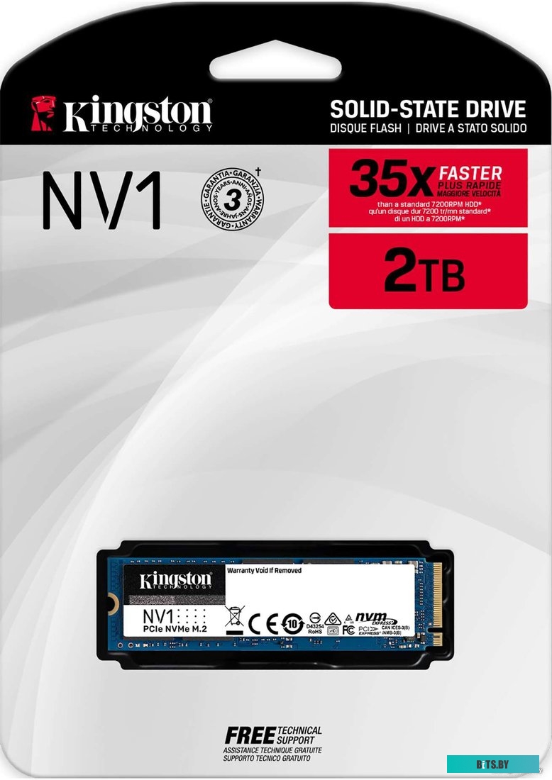 SSD Накопитель Kingston NV1 2TB SNVS/2000G