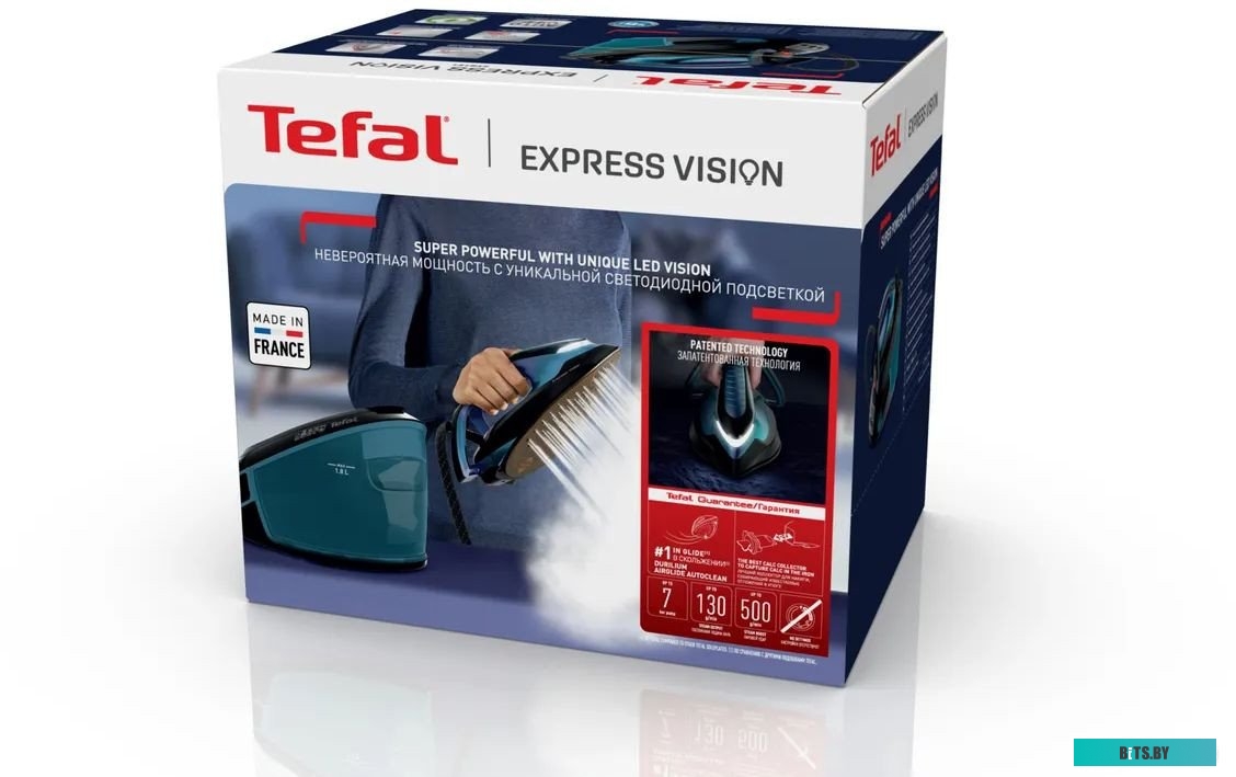1830007645 Утюг Tefal Turbo Pro FV5697E1 3000Вт белый/бежевый