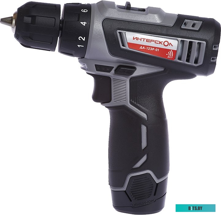 Дрель-шуруповерт Интерскол ДА-12ЭР-01 (с 1-им АКБ, кейс) <534.0.1.01>