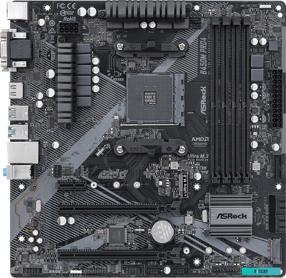 Материнская плата ASRock B450M PRO4 R2.0