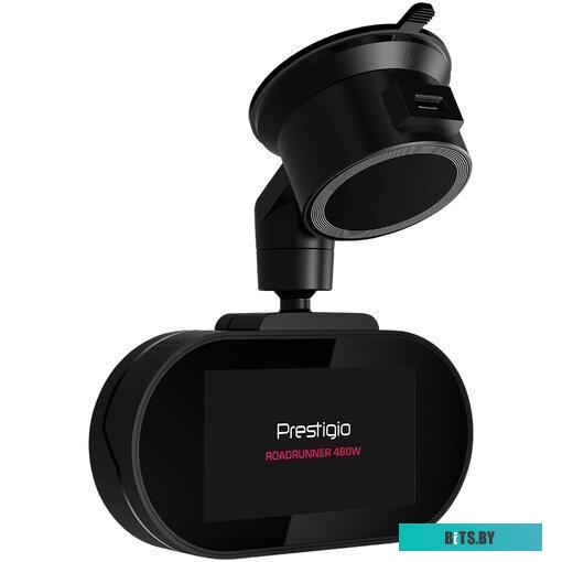 PCDVRR480W Видеорегистратор Prestigio RoadRunner 480W,  черный