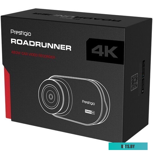 PCDVRR480W Видеорегистратор Prestigio RoadRunner 480W,  черный