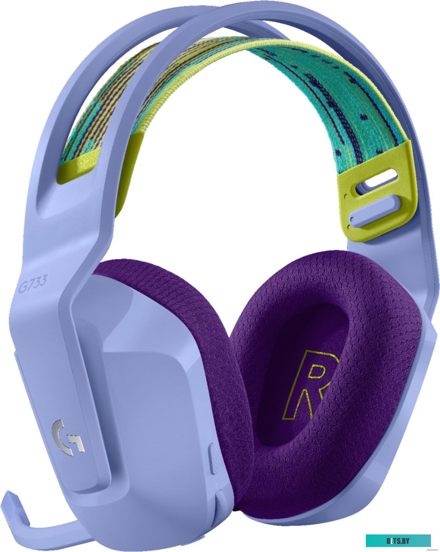 Наушники (Гарнитура) Logitech G733 Lightspeed Wireless (сиреневый) <981-000890>