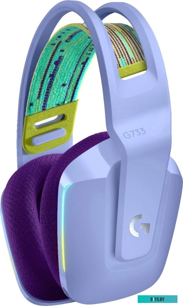 Наушники (Гарнитура) Logitech G733 Lightspeed Wireless (сиреневый) <981-000890>