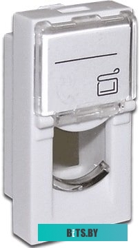 Накладка для розетки Lanmaster LAN-SIP-22L-WH