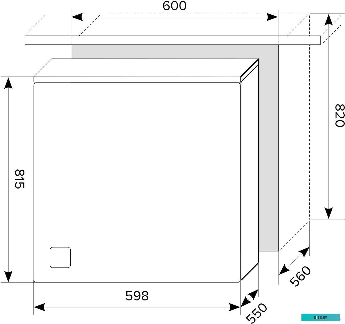 CHMI000201 Посудомоечная машина встраив. Lex PM 4563 A 2100Вт узкая
