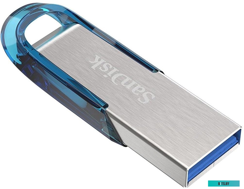 USB накопитель (Флешка) SanDisk Cruzer Ultra Flair CZ73 64GB (синий) <SDCZ73-064G-G46B>