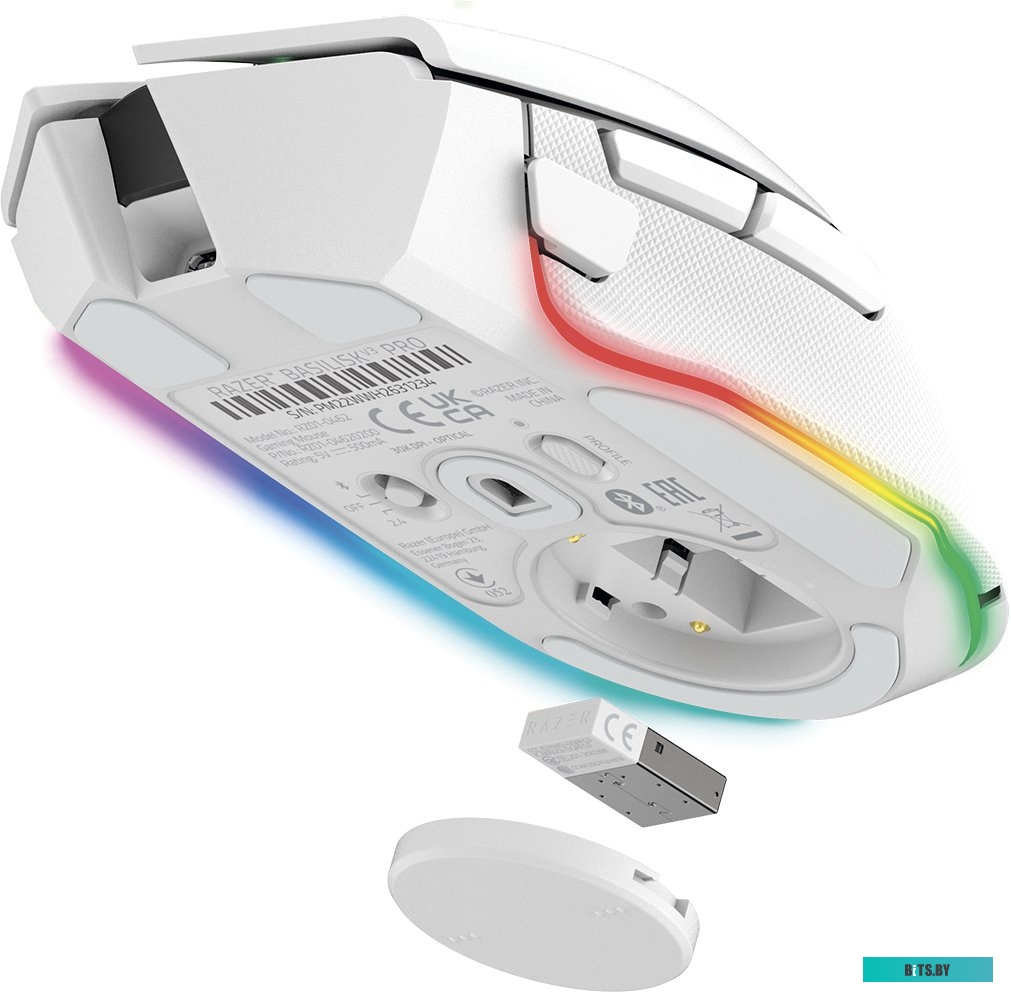 Мышь Razer Basilisk V3 Pro (белый) <RZ01-04620200-R3G1>